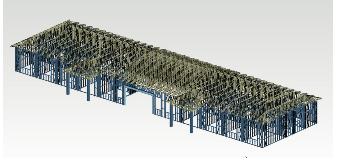 轻钢龙骨售楼部项目设计龙骨结构图